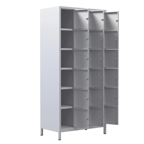 Soyunma Dolabı 18 Kişilik Metal Dolap, İşçi Soyunma Dolabı - 3