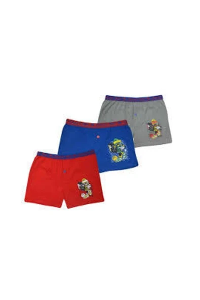 Tutku Baskılı Çocuk Boxer 6’lı - 2