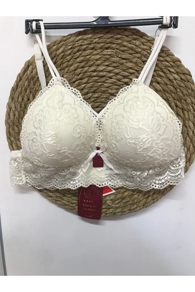 UMT Underwear TELSİZ DANTELLİ ÖNÜ ÇAPRAZ DETAYLI ŞIK VE RAHAT BRALET - 2