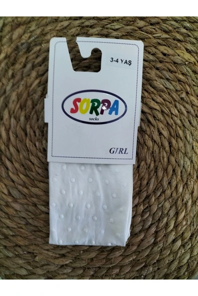 sorpa 2 Adet Çocuk Mikro Desenli Külotlu Çorap - 4