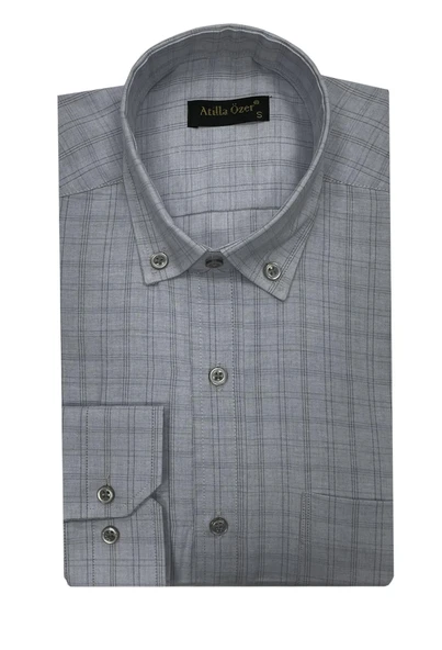 Atilla Özer Uzun Kol Klasik Erkek Gömlek 7337 - 6