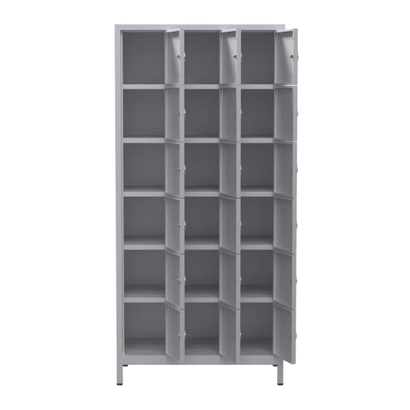 Soyunma Dolabı 18 Kişilik Metal Dolap, İşçi Soyunma Dolabı - 4