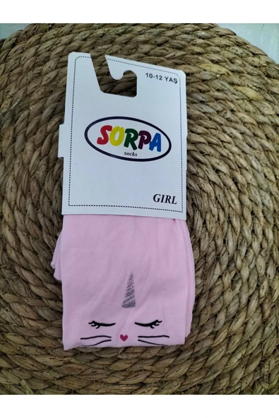sorpa 2 Adet Çocuk Mikro Desenli Külotlu Çorap