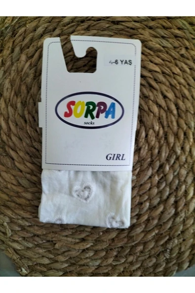 sorpa 2 Adet Çocuk Mikro Desenli Külotlu Çorap - 5