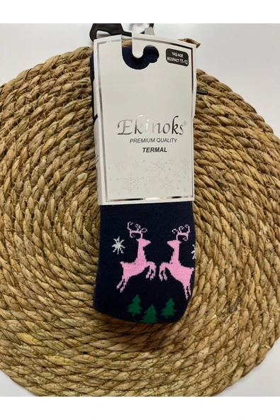 Ekinoks Havlu Şardonlu Kışlık Polar Külotlu Çorap - 4