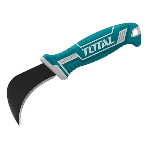 Aşı Bıçağı Profesyonel Keskin Eğri Uçlu Bağ Çakısı 18 cm İzole Saplı Bıçak Kavisli Paslanmaz Çelik - 4