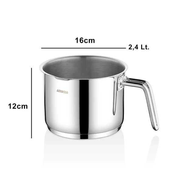 Nova Paslanmaz Çelik Sütlük Sosluk 16x12 cm - Resim 4