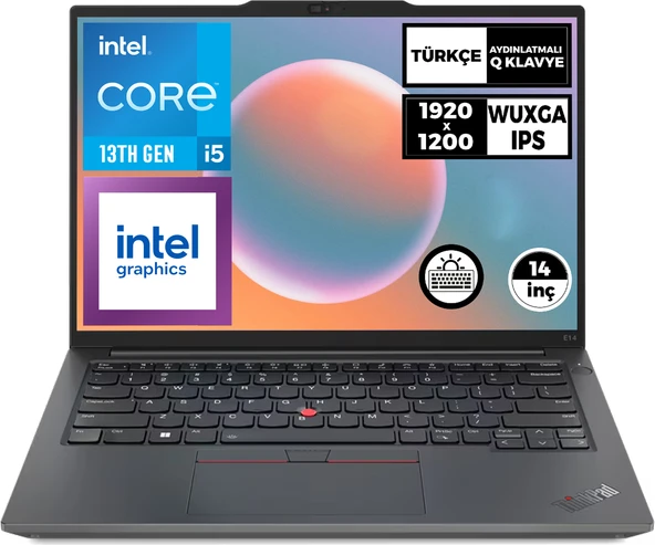 ThinkPad E14 Gen 5 i5-1335U 24GB 1TB SSD 14" Wuxga Windows 11 Pro 21JLS1XJTX014