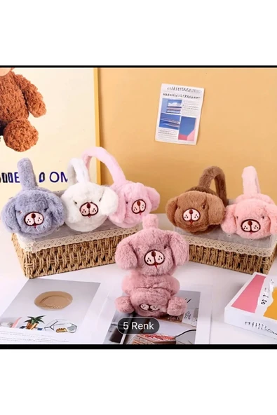 indirimofis Kışlık Peluş Kulaklık Köpekli - 7