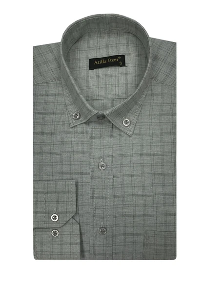Atilla Özer Uzun Kol Klasik Erkek Gömlek 7337 - 2