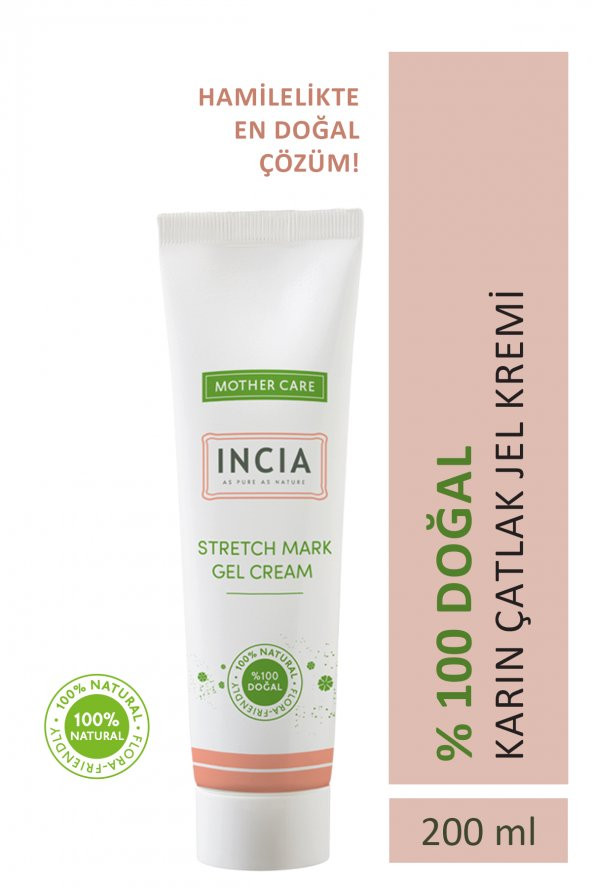 Incia Karın Çatlak Doğal Jel Krem 200 ml