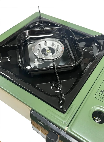 Yek Outdoor Tekli Portatif Çantalı Kamp Ocağı + 8 Adet Kartuş - 4