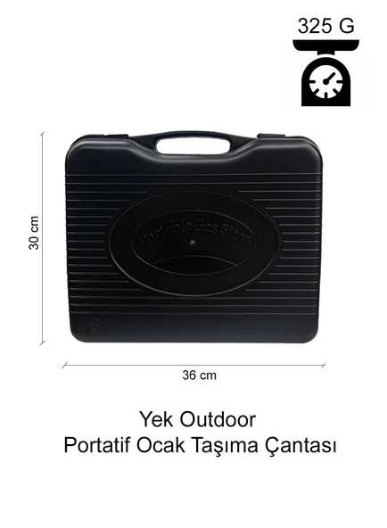 Yek Outdoor Tekli Portatif Çantalı Kamp Ocağı + 8 Adet Kartuş - 5