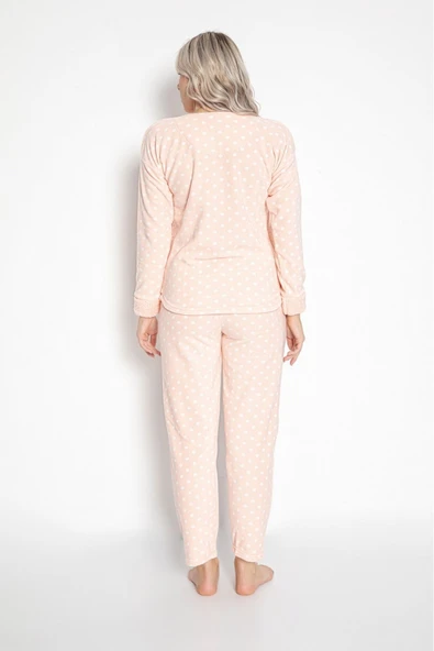 Pijamoni tissue Welsoft Polar Kadın Pijama Takımı - 3