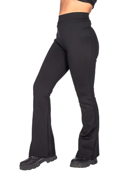 Love Fuchsia Underwear Kadın Yüksek Bel Ispanyol Paça Çelik Interlok Kumaş Toparlayıcı Tayt Pantolon iz yapmaz- - 4