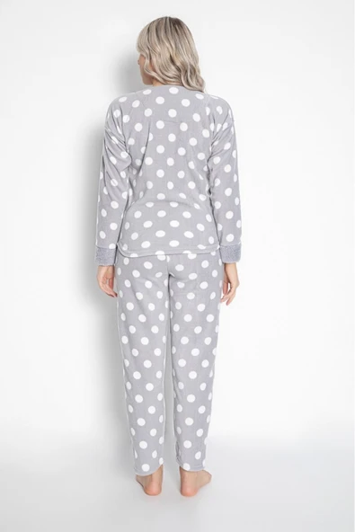 Pijamoni tissue Welsoft Polar Kadın Pijama Takımı - 6