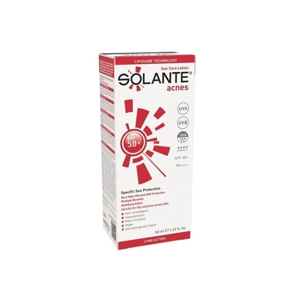 Solante Acnes Güneş Koruyucu SPF50+ 50 ml ürün görseli