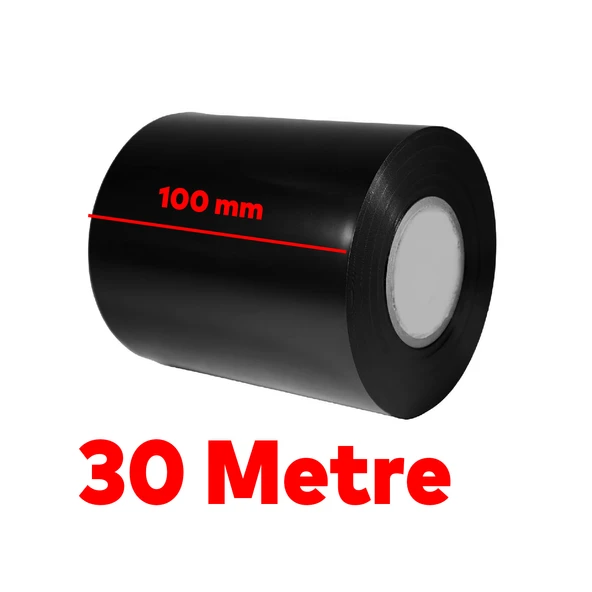 Antikorozyon Bandı Siyah Renk Metal Boru Pas Önleme İzolasyon Sarma Bant 100 mm x 30 Metre 1 Adet - 2