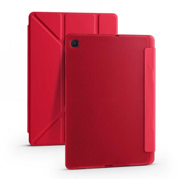 Galaxy Tab A7 10.4 T500 2020 Kılıf Kalem Bölmeli Smart Cover Standlı Kapaklı - 3