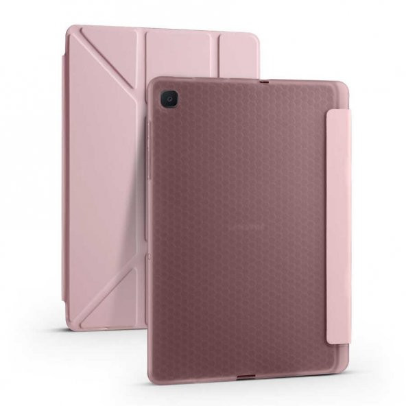 Galaxy Tab A7 10.4 T500 2020 Kılıf Kalem Bölmeli Smart Cover Standlı Kapaklı - 6