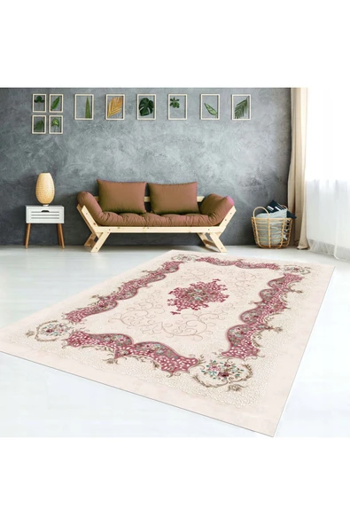 AACAP İpek Kadife,Yıkanabilir,Lastikli Halı Örtüsü