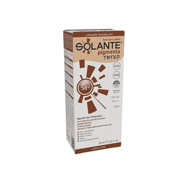 Solante Pigmenta Renkli Güneş Koruyucu Losyon SPF50+ 50 ml ürün görseli
