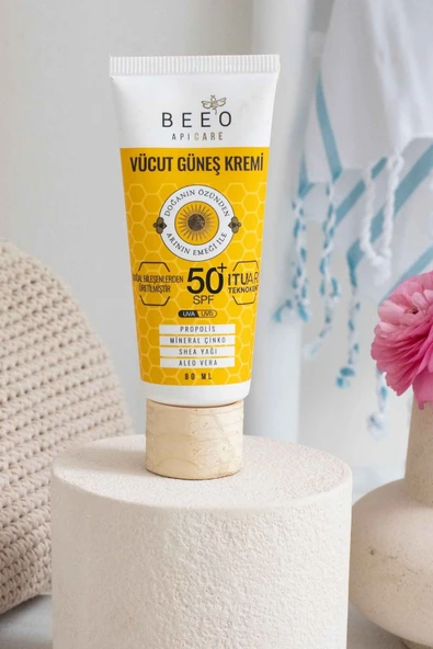 BEEO APİCARE PROPOLİSLİ VÜCUT GÜNEŞ KREMİ 80ML - 7