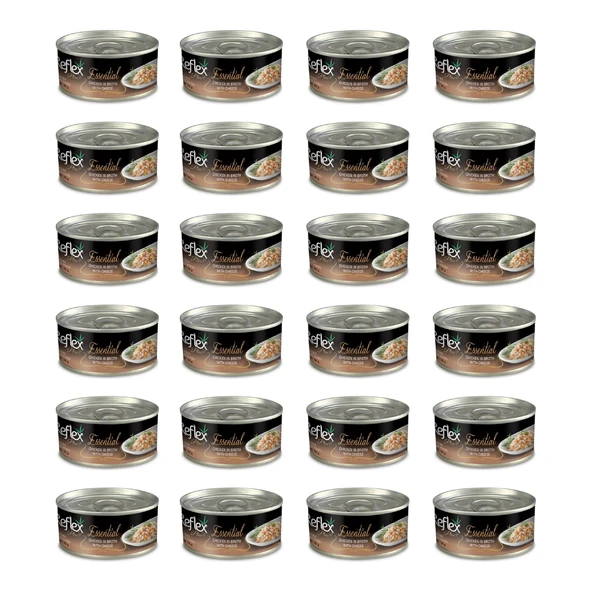 Reflex Plus Essential Tavuk Etli Peynirli Kedi Yetişkin Konservesi 70 Gr (24 Adet)