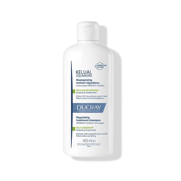 Ducray Kelual Squanorm Yağlı Saçlar İçin Dengeleyici Etkili Şampuan 400 ml ürün görseli