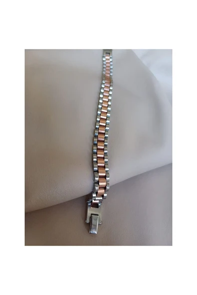 Rlx Erkek Bileklik 316L Çelik Parlak 15 Mm. Paslanma Ve Kararma Yapmaz 21cm