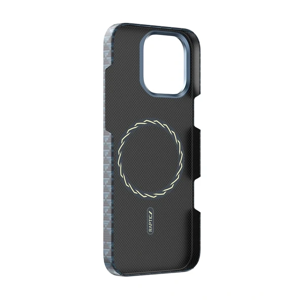 Apple iPhone 16 Pro Kılıf M-safe Şarj Özellikli Raptic Aramid Skin Origin Serisi Kapak - 9