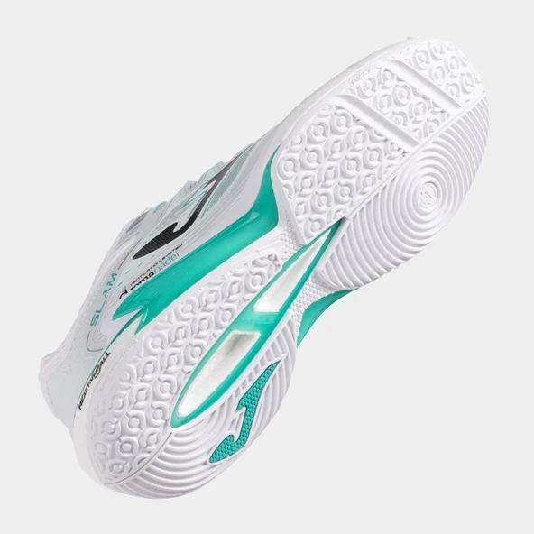 Joma Slam Erkek Beyaz Toprak - Sert Kort Tenis & Padel Ayakkabısı TSLAMW2402OM - 5