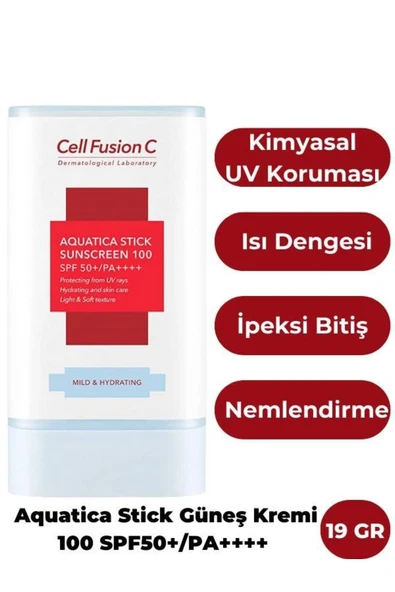 CELL FUSİON C AQUATICA NEMLENDİRİCİ YÜKSEK KORUYUCU STİCK GÜNEŞ KREMİ 19 GR