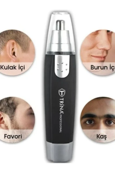 Profesyonel Burun Ve Kulak Kıl Alma Tüy Kesme Tıraş Makinesi - Pilli Babalar Gününe Hediyeniz