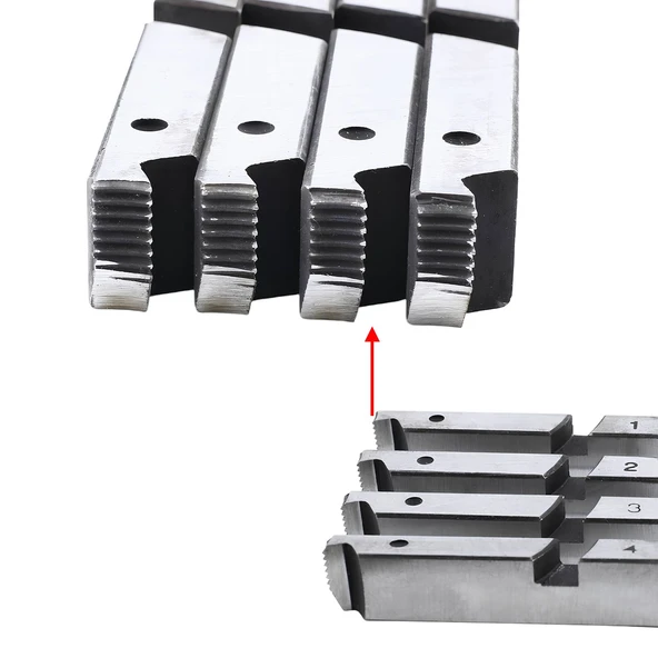 Diş Açıcı Euromax EX75011 EX75013 EX75015 Pafta Tarak Yedek Diş Açma Tarağı Metal 1/2" - 3/4" - 3