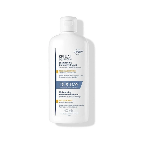 Ducray Kelual Squanorm Kuru Şaçlar İçin Nemlendirici Etkili Şampuan 400 ml ürün görseli