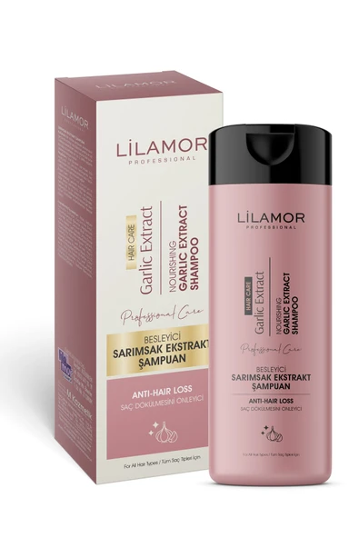 Lilamor Sarımsaklı Şampuan Saç Dökülmesine Karşı Hızlı Sac Uzatan Onarıcı Besleyici 400ml