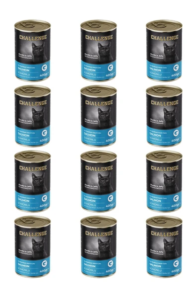 Somonlu Kısırlaştırılmış Yetişkin Kedi Konservesi 400 gr x 12 Adet