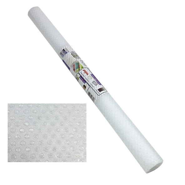 MİSTİQUE RAF ÖRTÜSÜ KAYDIRMAZ ŞEFFAF PITIRLI ( 45 x 90 cm ) L-60166 - 2