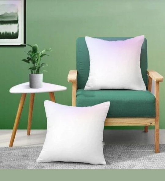 2 Adet Premium Kare Kırlent Iç Yastık 1,ci Kalite Elyaf Dolgulu Koltuk Yastığı - 4