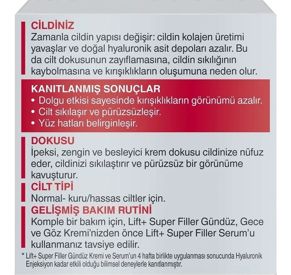 DİADERMİNE LIFT+ SUPER FİLLER GÜNDÜZ KREMİ 50 ML - 2