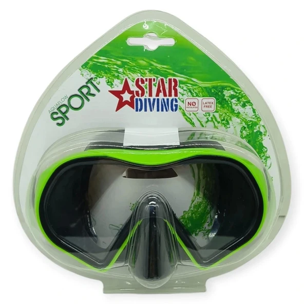 Star Diving Dalış Maskesi Yetişkin - 51702-YEŞİL - 4