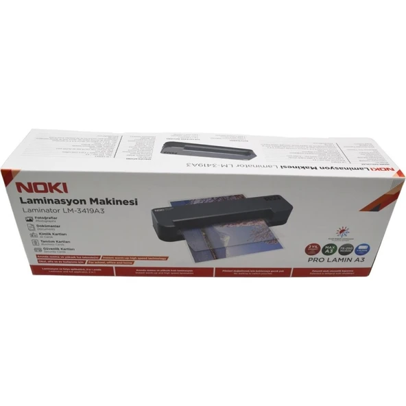 Noki Laminasyon Makinesi Pro Lamin A3 - 2