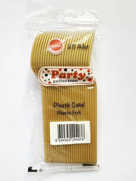 Omeyva Nişan Kına Piknik Altın Sorfa Seti - Sert Mika Plastik - 72 Kişilik Tabak Çatal Kaşık Takımı - 6