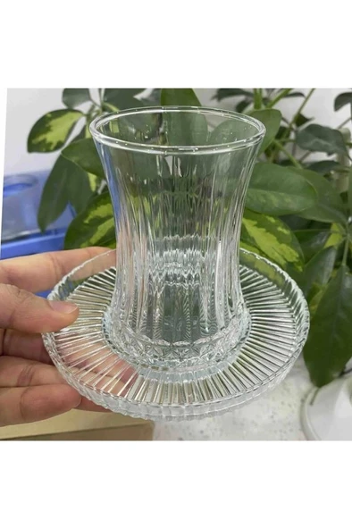 Elysia Çay Bardağı Çay Takımı Seti 12 Parça Riva Çay Tabak Fma141642 Fma07282 - 2