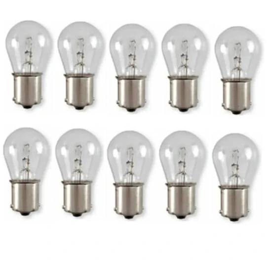 Bosch Eco 12V/21W 5W 1016 BAY15D Çift Duy, Şaşı Düz Tırnak, Fren, Stop, Sis Ampulü 10 Adet