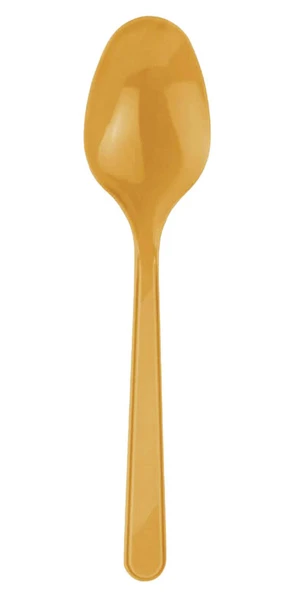 Omeyva 26 Cm. Altın Sorfa Sunum Seti - Sert Mika Plastik - 72 Kişilik Tabak Çatal Kaşık Takımı - 4