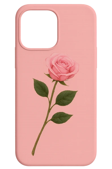 Apple iPhone 11 Pro Pink Rose Baskılı Silikon Kılıf - 1