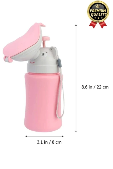 Çok Amaçlı Portatif Pratik Sızdırmaz Araba Yolculuk Çocuk Kız Erkek Pisuarı Lazımlık Küçük Tuvalet - 5