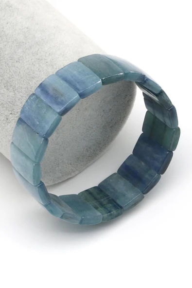 Kyanit Doğal Taş Bileklik 10 x 17 mm Özel Kesim ürün görseli